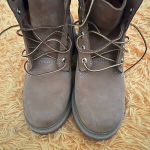 Timberland Classic Brown Lace-Up Work Boots